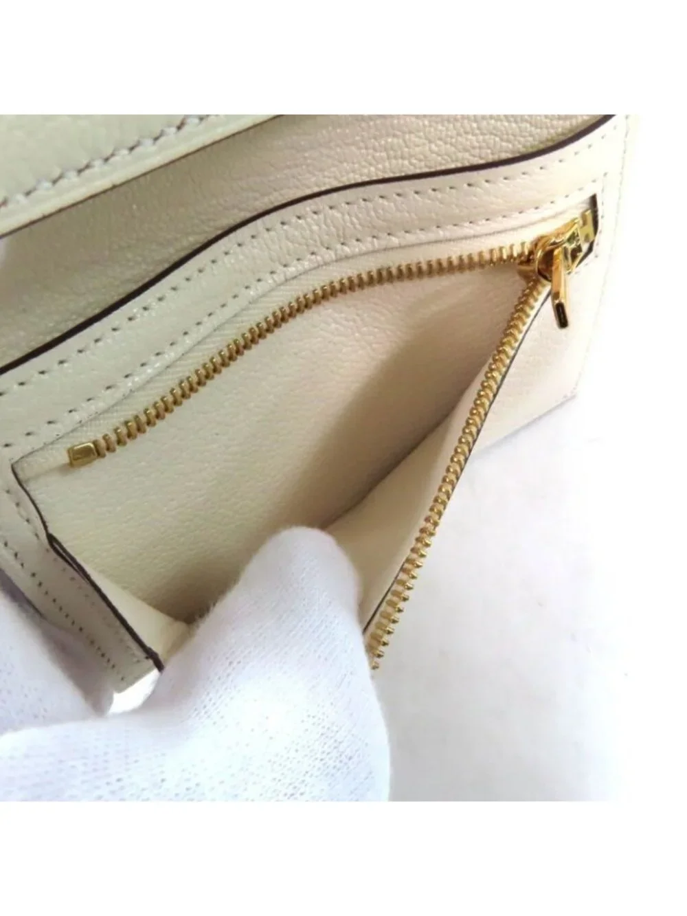 Hermes Bearn Combine Nata Gold Hardware H Logo Compact Wallet Chevre - Picture 7 of 12